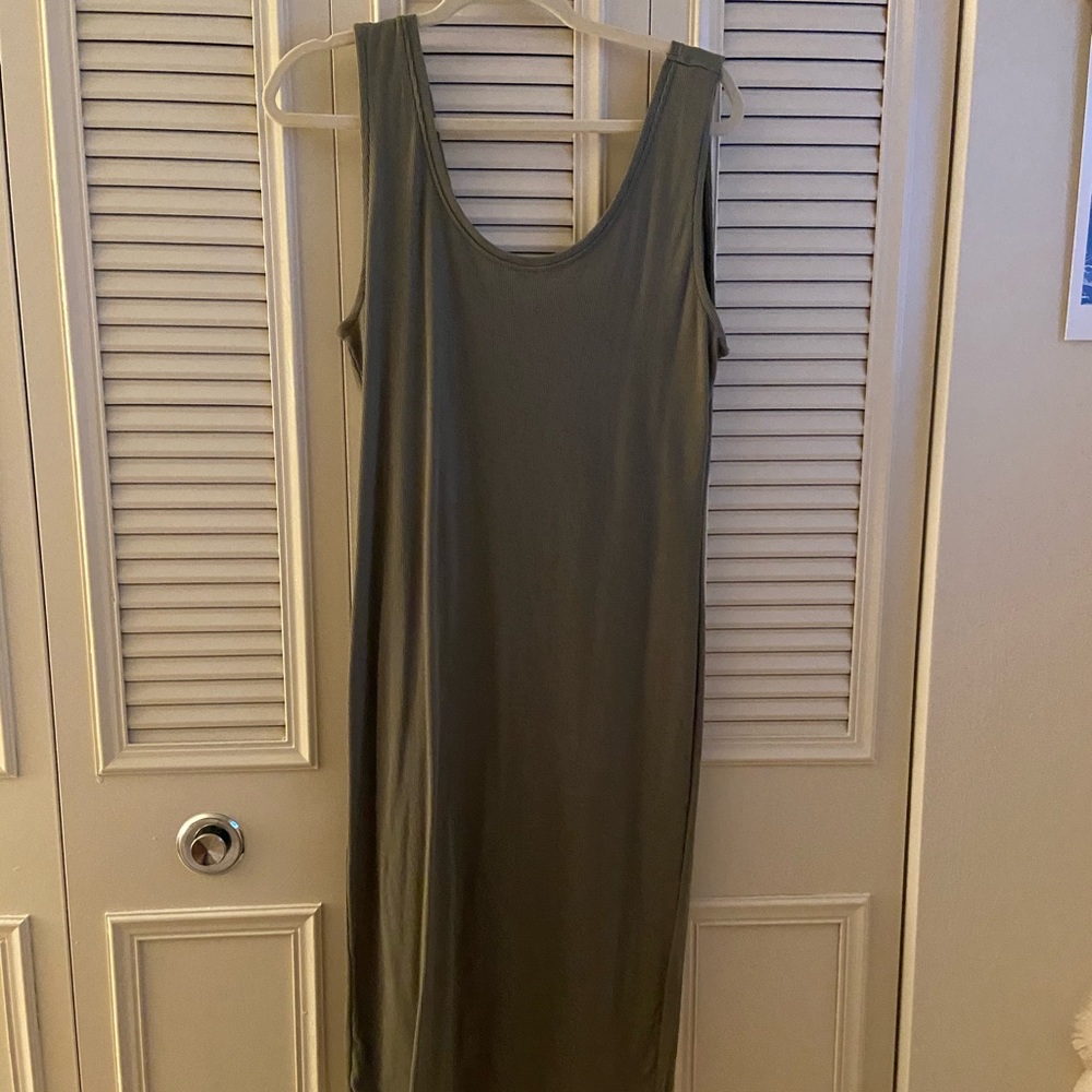 🧡Army Green Body Con Midi